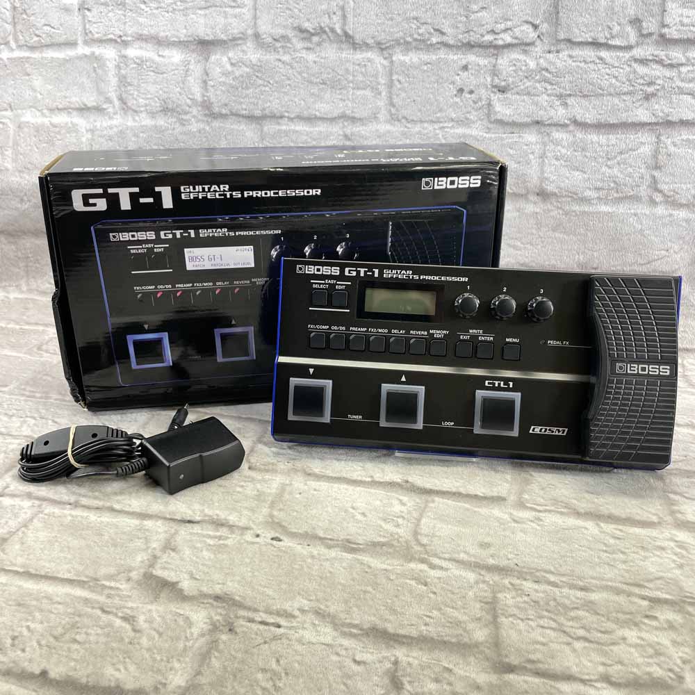 Used:  Boss GT-1 Guitar Effects Processor