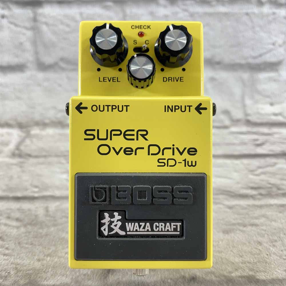 Used:  Boss SD-1w Waza Craft Super Overdrive Pedal