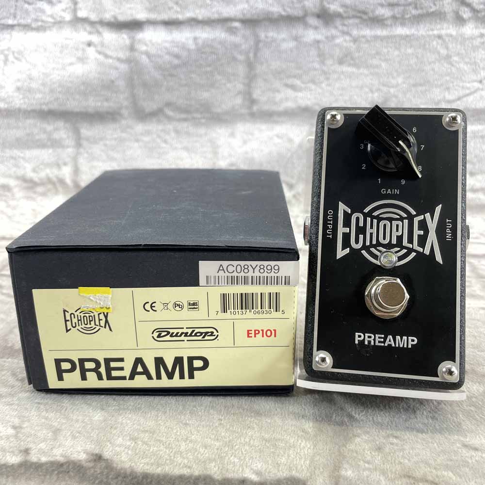 Used:  Dunlop EP101 Echoplex Preamp Guitar Pedal