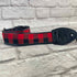 Souldier 1.5" Guitar Strap Buffalo Plaid RD/BK