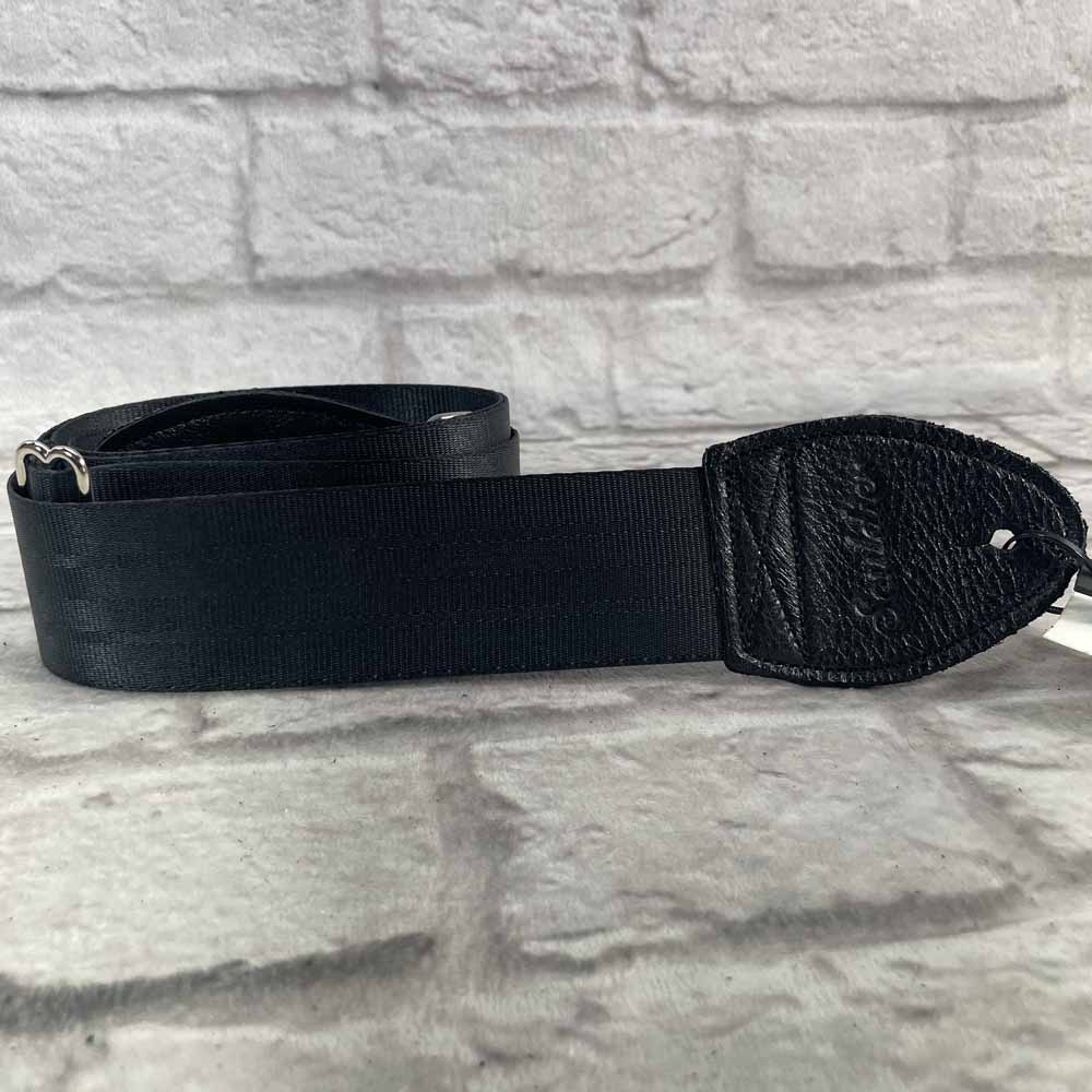 Souldier Guitar Strap Plain Seatbelt Black