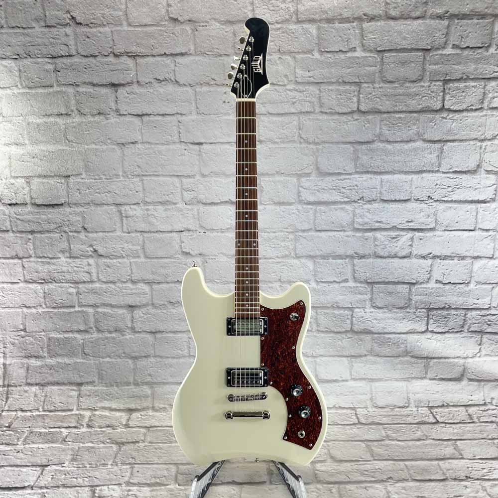 Used:  Guild Guitars Jetstar ST Solid-Body Electric Guitar – Vintage White