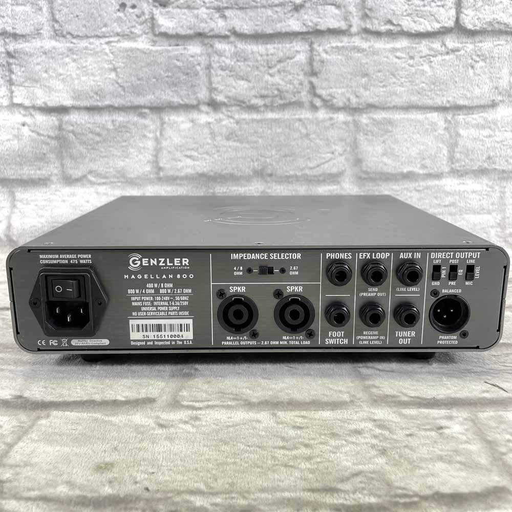 Used:  Genzler Amplification Magellan 800 Bass Amplifier