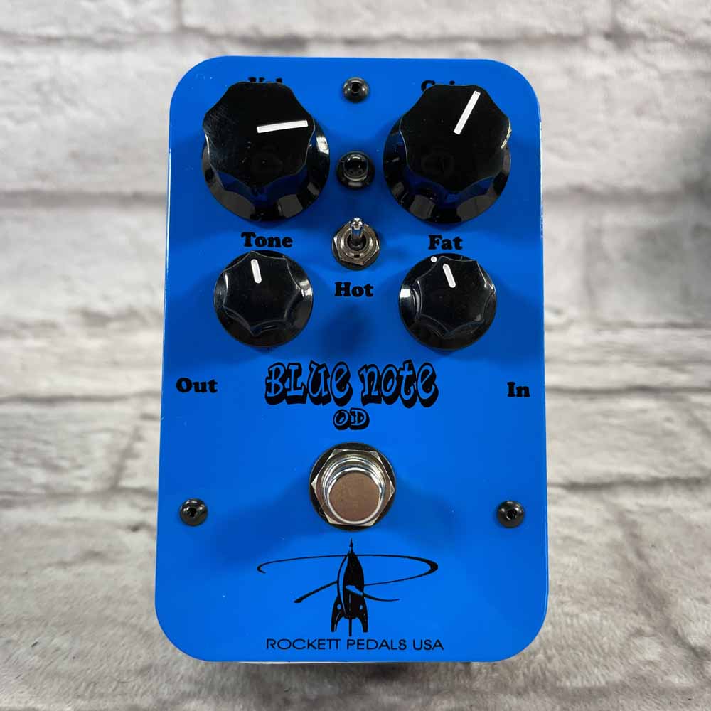 Used:  J.Rockett Audio Blue Note OD Overdrive Pedal - Blue