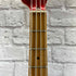 Used:  Palmer Deluxe Series P-style Electric Bass Guitar -  Red