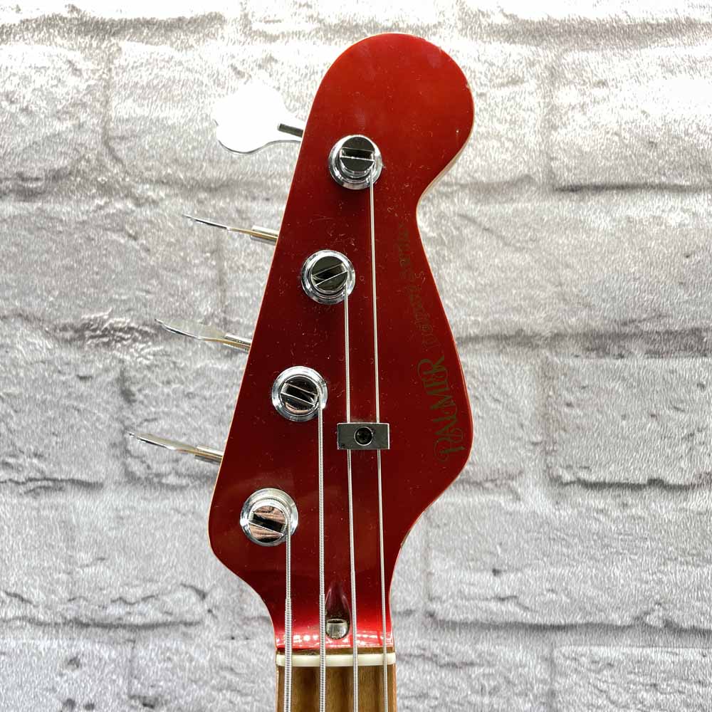 Used:  Palmer Deluxe Series P-style Electric Bass Guitar -  Red