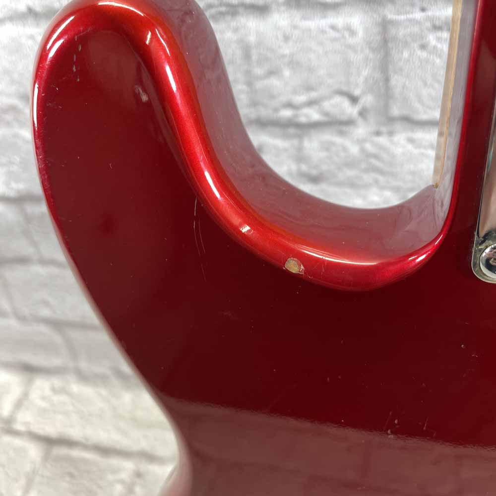 Used:  Palmer Deluxe Series P-style Electric Bass Guitar -  Red