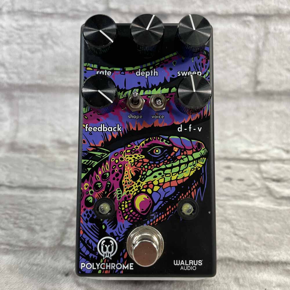 Used:  Walrus Audio Polychrome Flanger Pedal