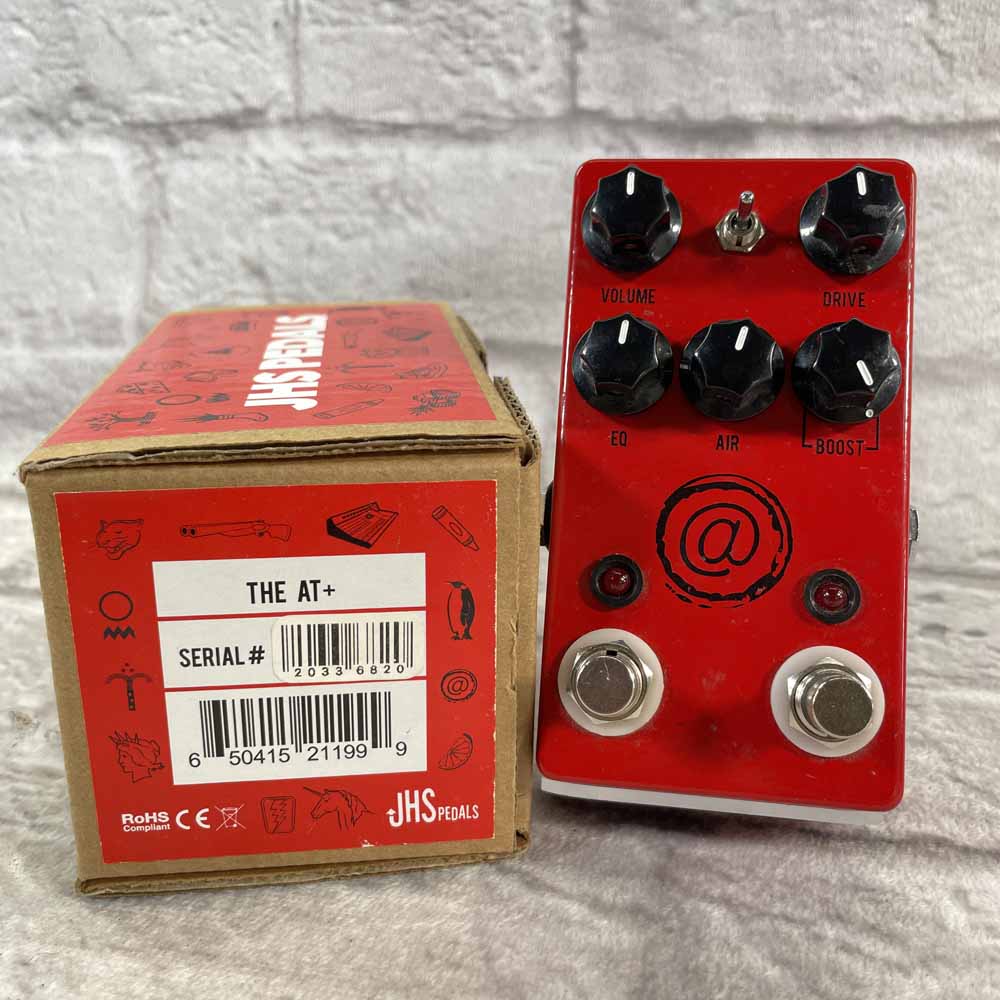 Used:  JHS Pedals AT+ Andy Timmons Signature Overdrive Pedal