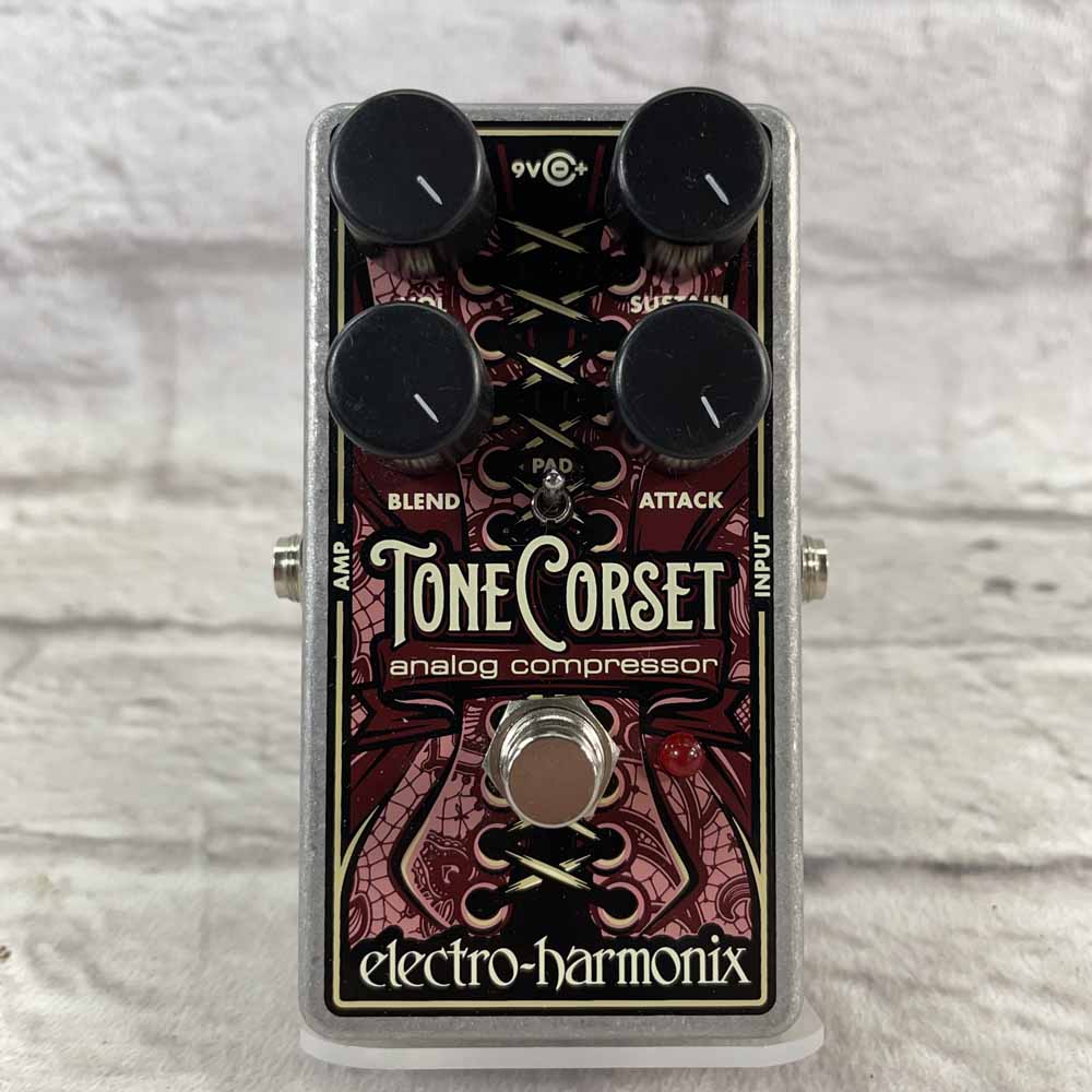 Used:  Electro-Harmonix Tone Corset Analog Compressor Pedal