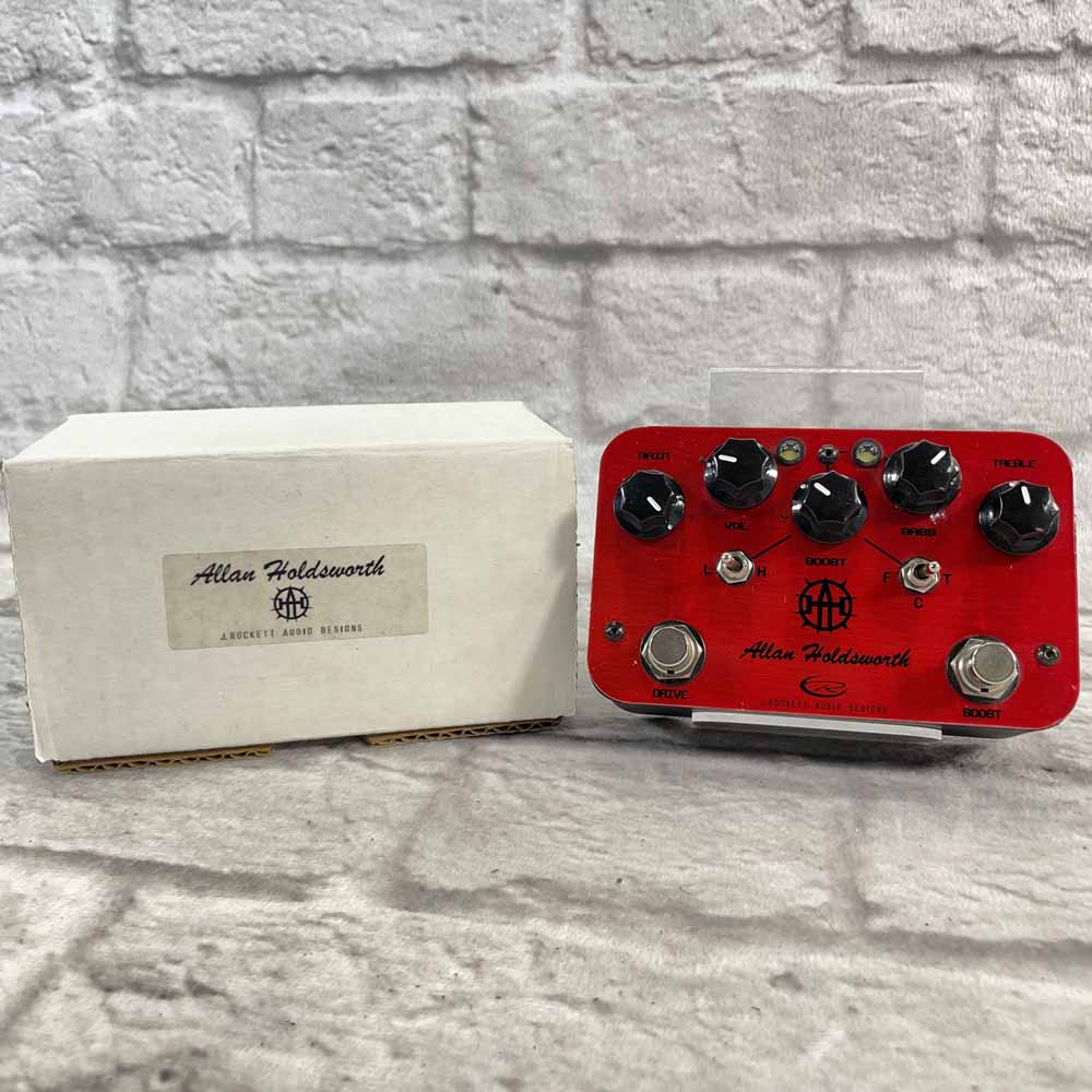 Used:  J.Rockett Audio Allan Holdsworth Overdrive Pedal 2010s - Red