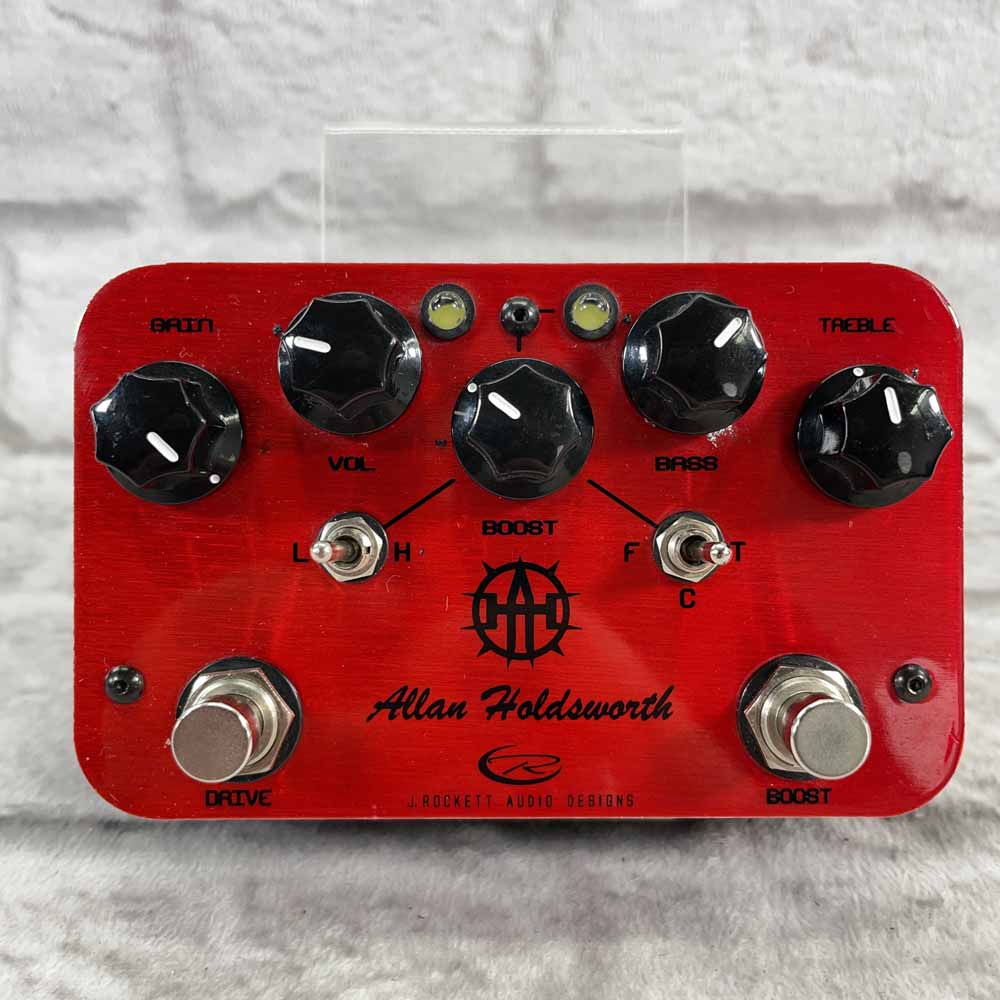 Used:  J.Rockett Audio Allan Holdsworth Overdrive Pedal 2010s - Red