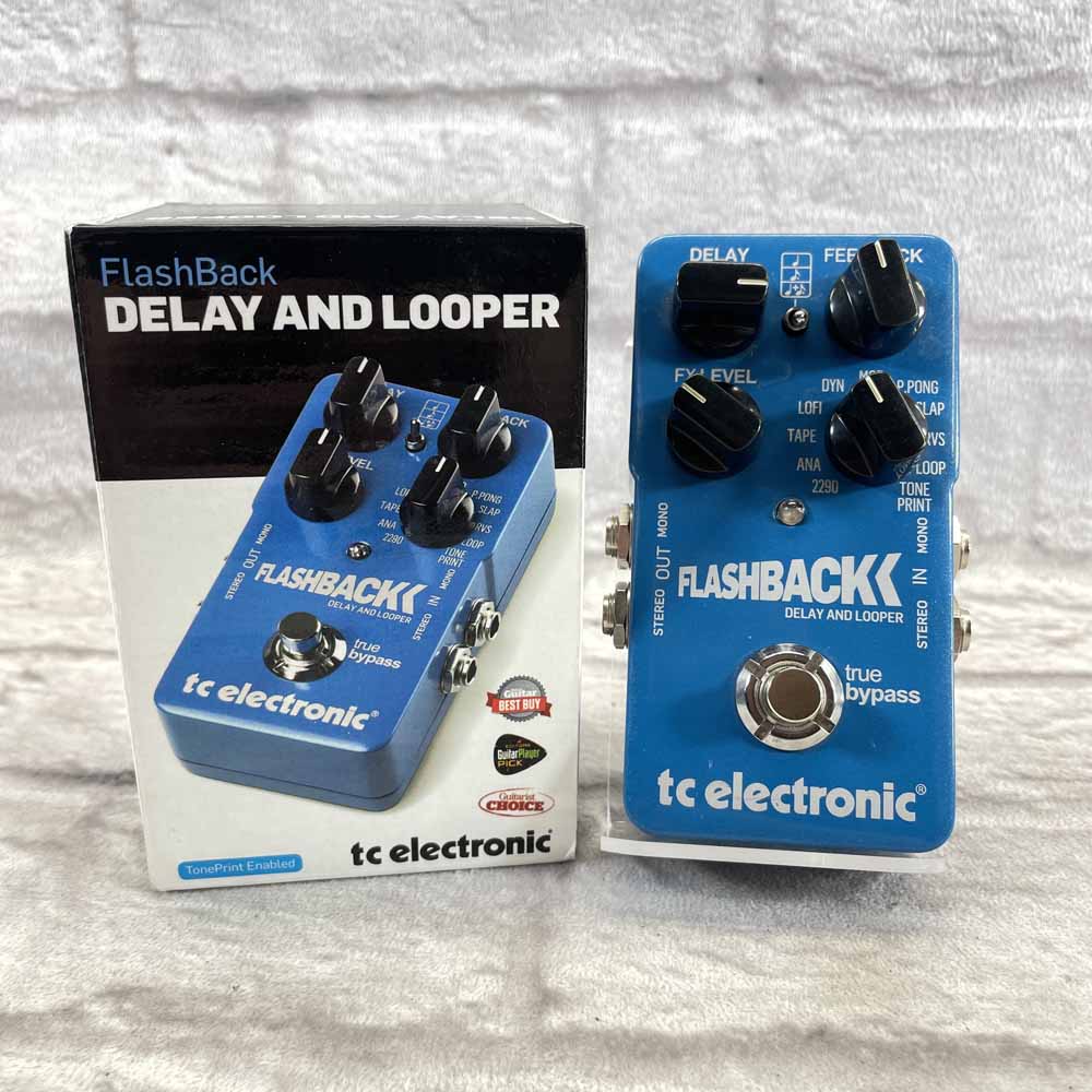 Used:  TC Electronic Flashback Delay and Looper Pedal