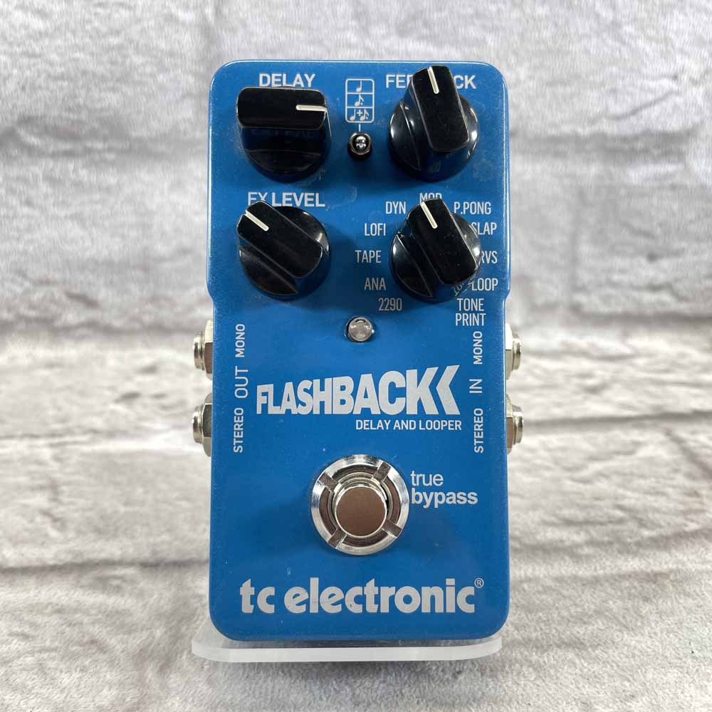 Used:  TC Electronic Flashback Delay and Looper Pedal