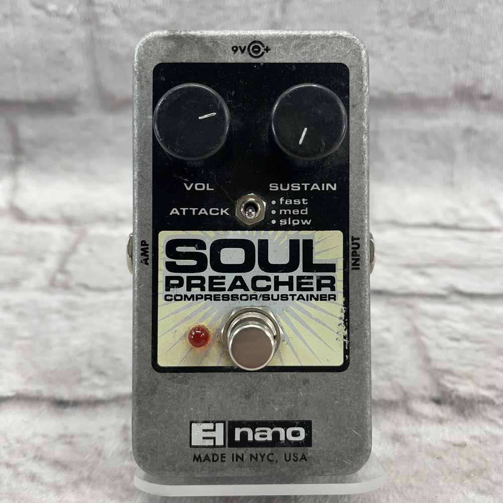 Used:  Electro-Harmonix Nano Soul Preacher Compressor/Sustainer Pedal