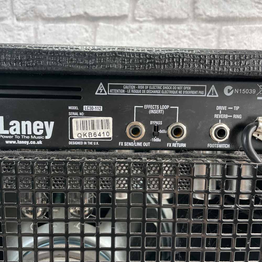 Used:  Laney LC-30 Combo Amp