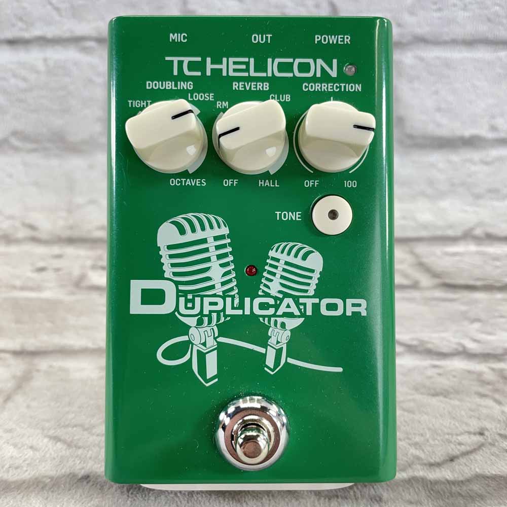 Used:  TC Helicon Duplicator Vocal Effects Pedal