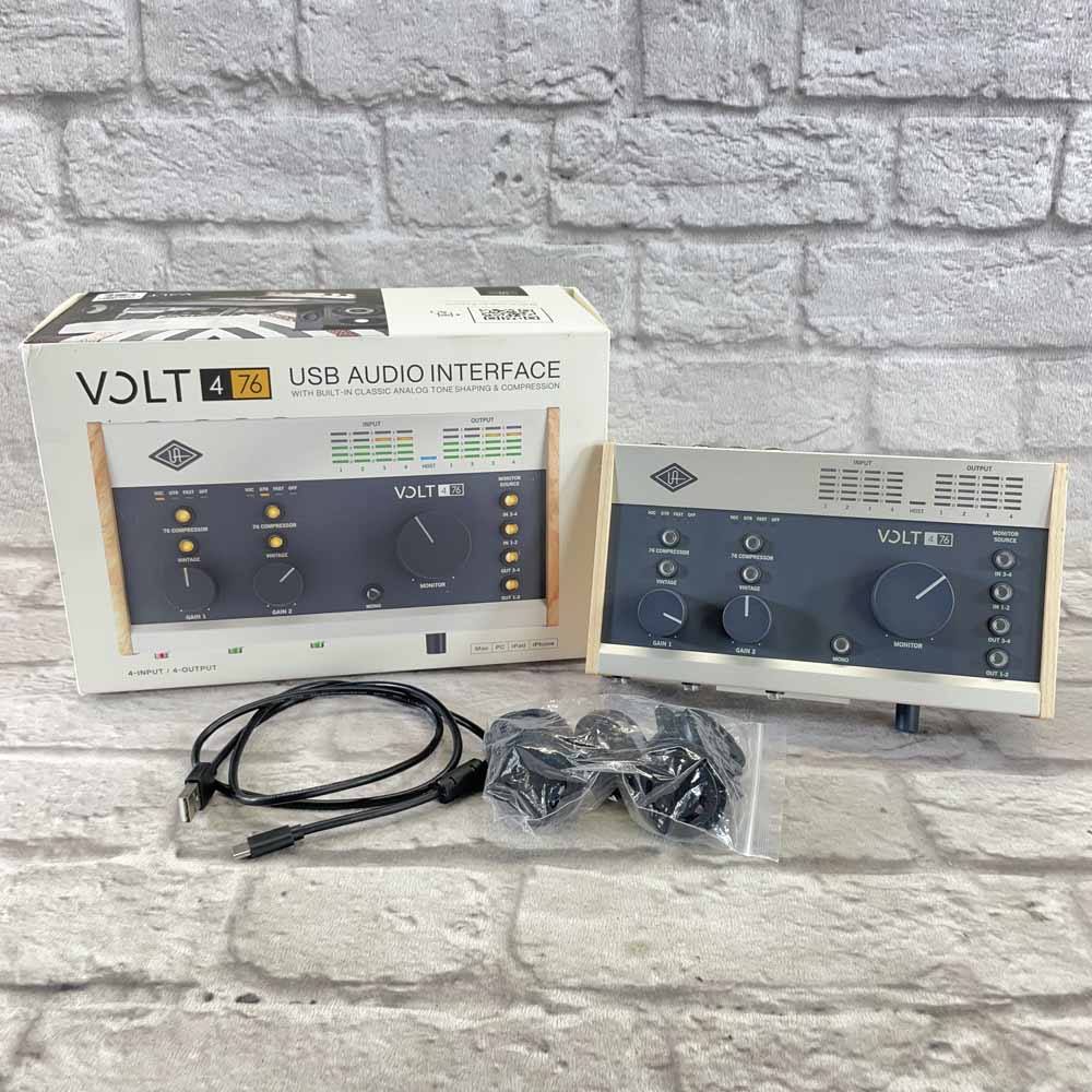 Used:  Universal Audio Volt 476P USB-C Audio Interface