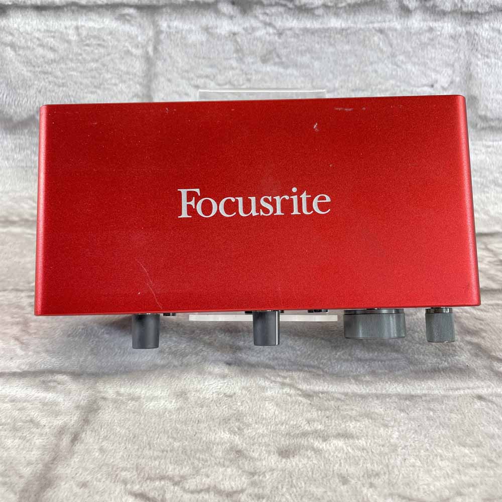Used:  Focusrite Scarlett 2i2 3rd Gen Audio Interface