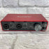 Used:  Focusrite Scarlett 2i2 3rd Gen Audio Interface