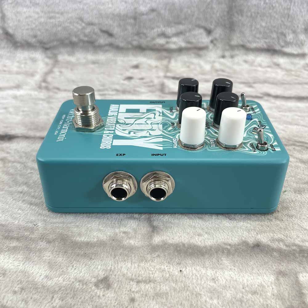 Used:  Electro-Harmonix Eddy Analog Vibrato & Chorus Pedal