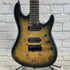 Used:  Sterling by Music Man Jason Richardson Cutlass 7 Electric Guitar - Natural Burl