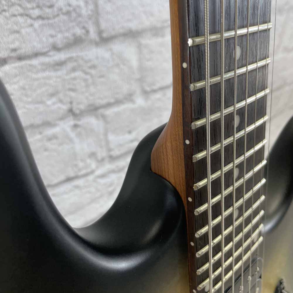 Used:  Sterling by Music Man Jason Richardson Cutlass 7 Electric Guitar - Natural Burl