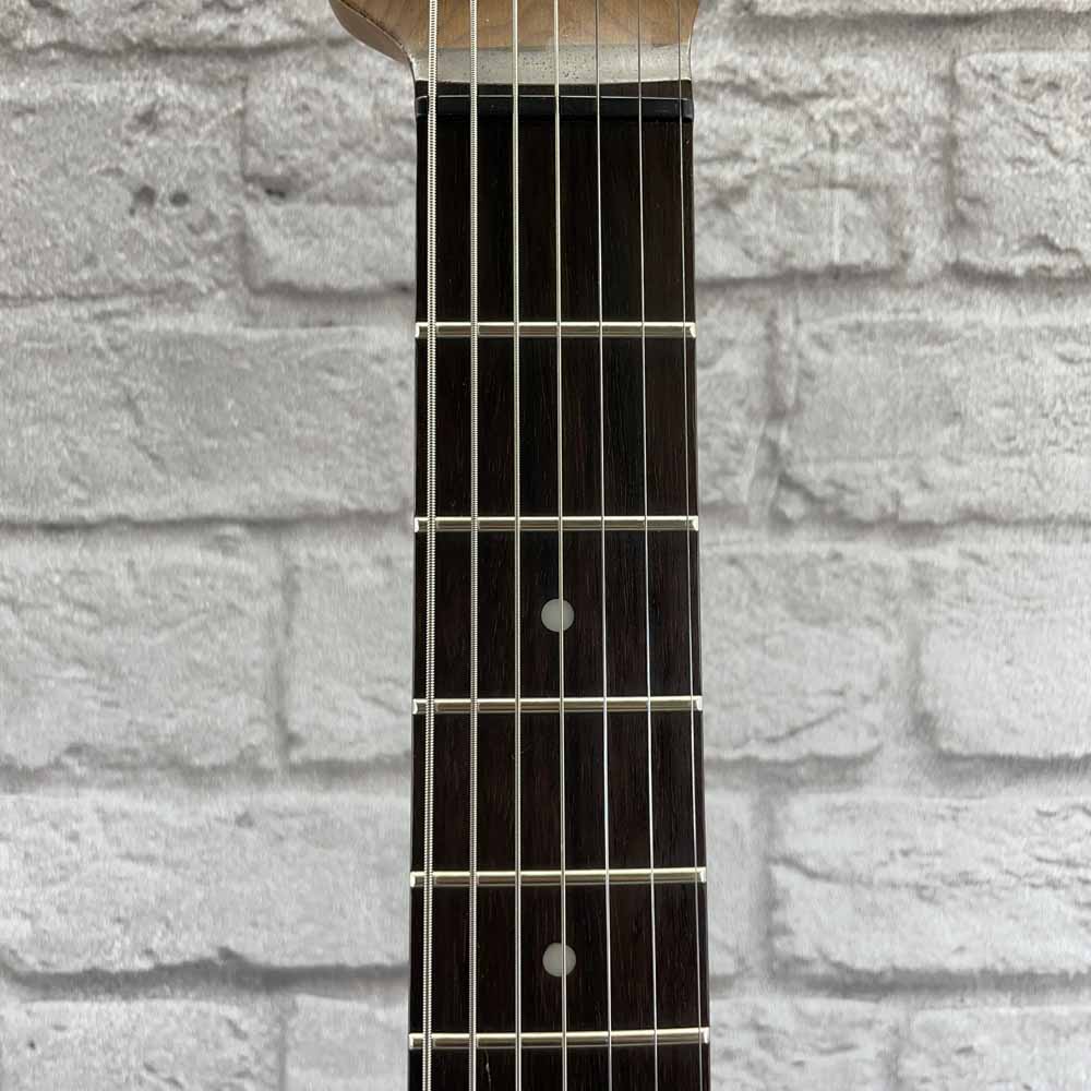 Used:  Sterling by Music Man Jason Richardson Cutlass 7 Electric Guitar - Natural Burl