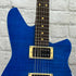 Reverend Guitars Kingbolt RA - Transparent Blue Flame Maple (Blemished)