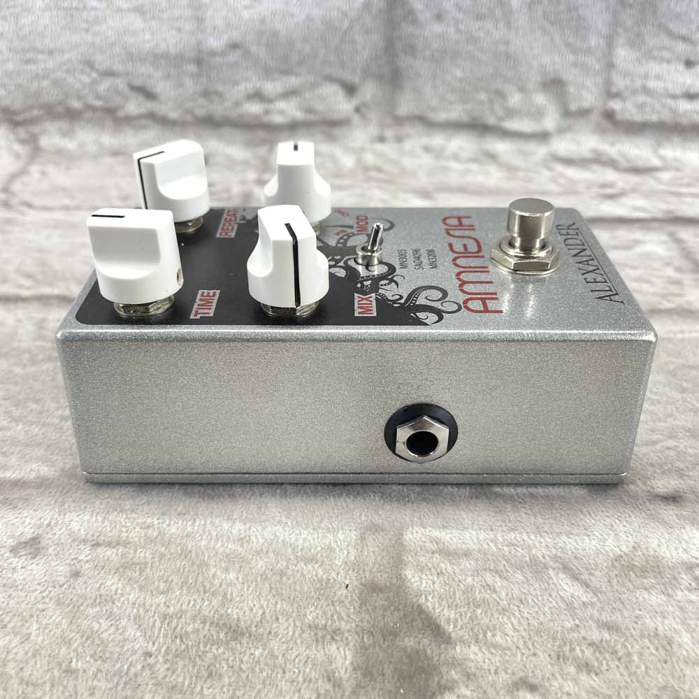 Used:  Alexander Pedals Amnesia Delay Pedal