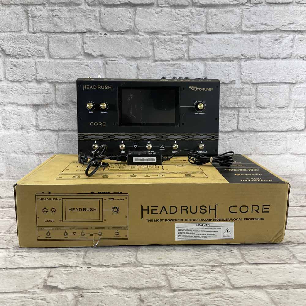 Used:  HeadRush Core Multi-FX Amp Modeler and Vocal Processor