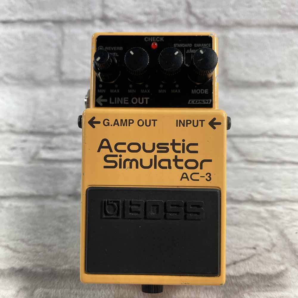 Used:  Boss AC-3 Acoustic Simulator