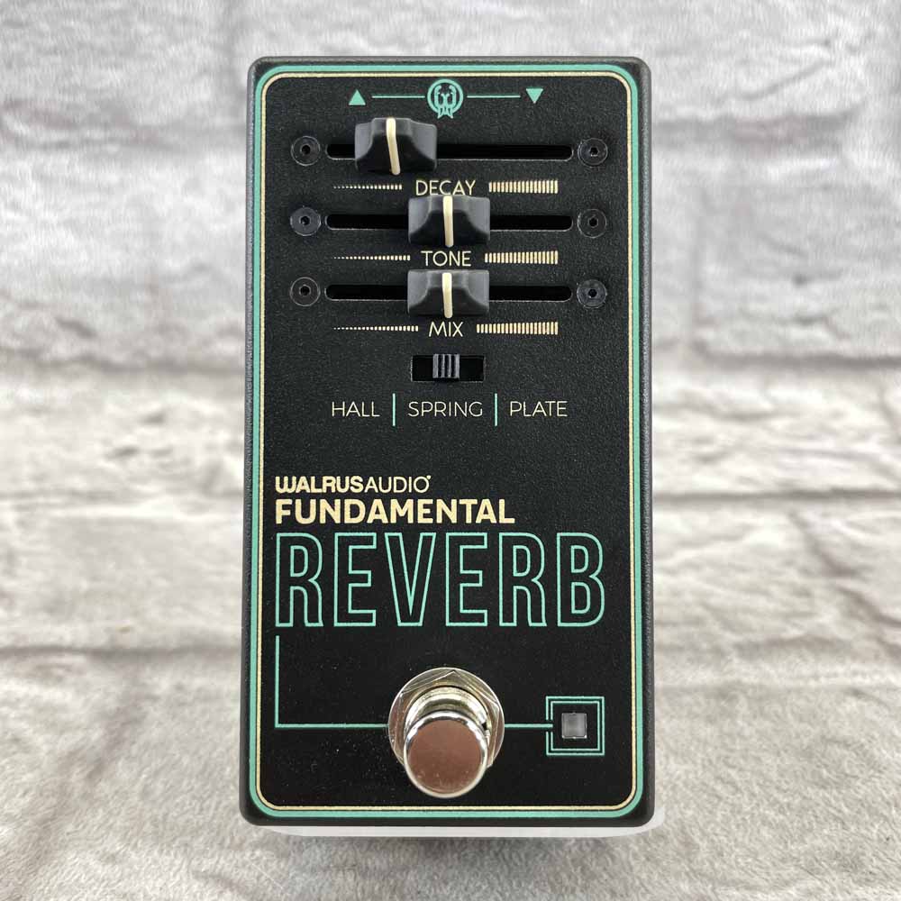 Used:  Walrus Audio Fundamental Reverb Pedal
