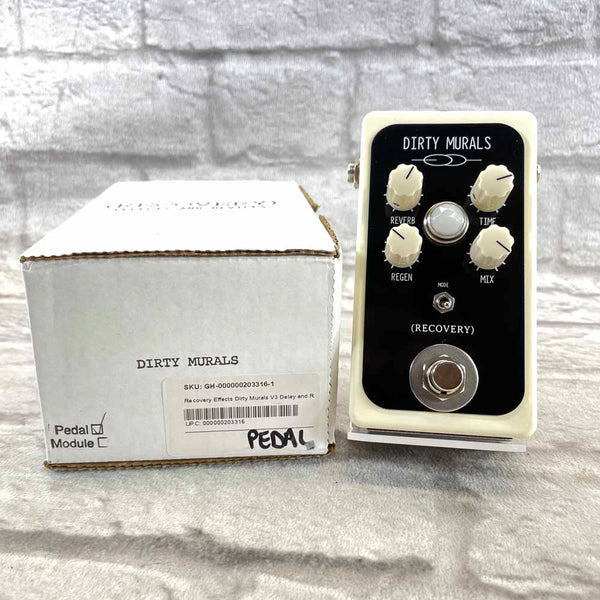 Used: Recovery Effects Dirty Murals Delay/Reverb Pedal – Flipside
