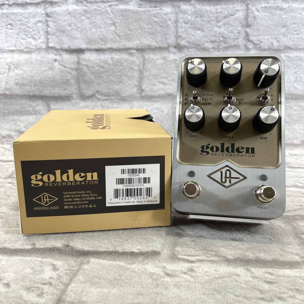 Used:  Universal Audio UAFX Golden Reverberator Pedal