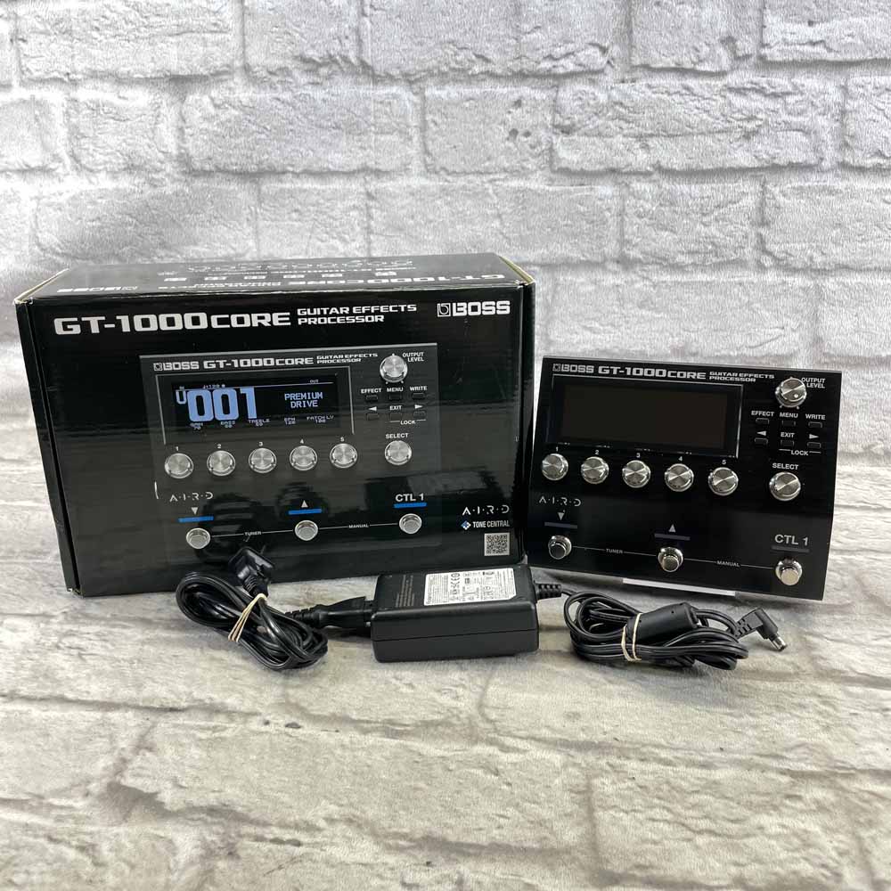 Used:  Boss GT-1000CORE Guitar Effects Processor