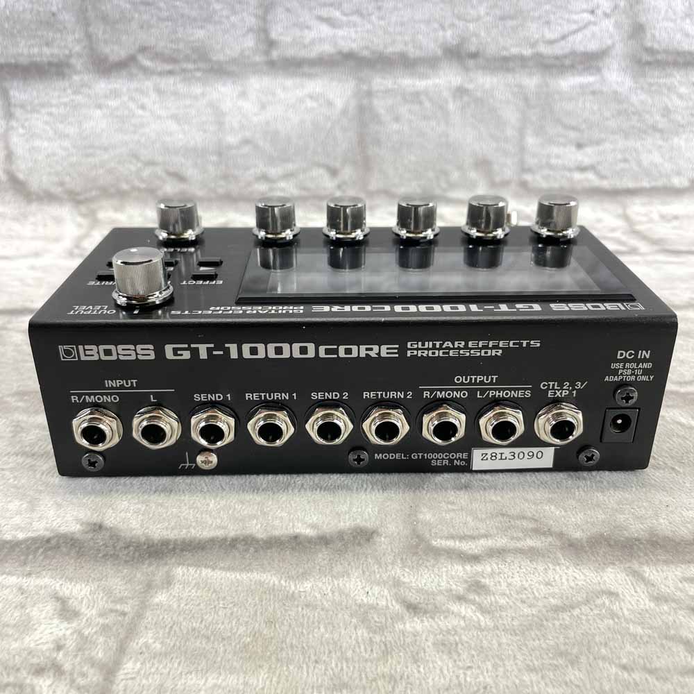 Used:  Boss GT-1000CORE Guitar Effects Processor
