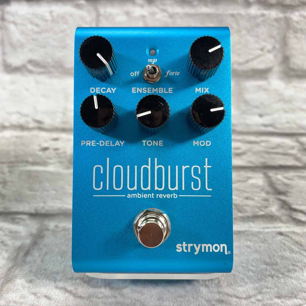 Used:  Strymon Cloudburst Ambient Reverb Pedal