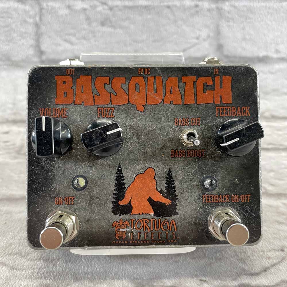 Used:  Tortuga Effects Bassquatch Fuzz Pedal