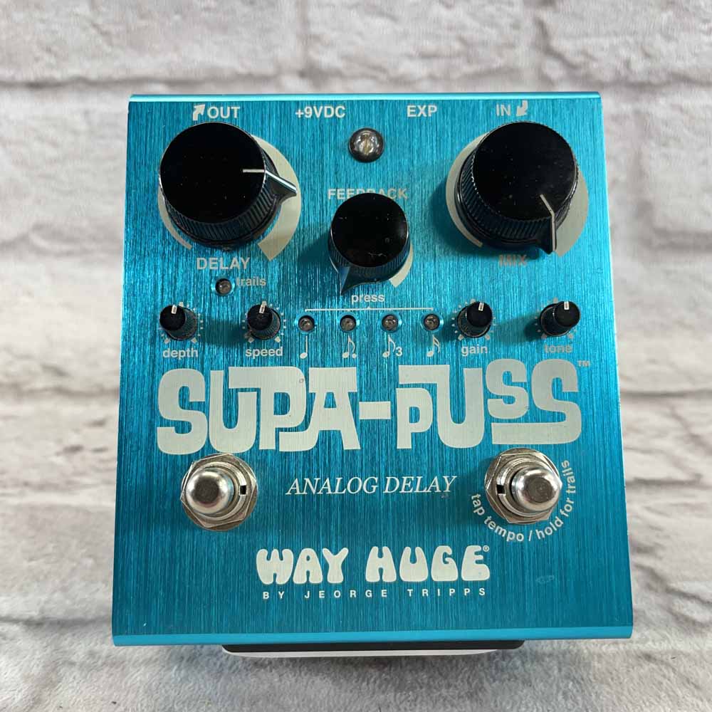 Used:  Way Huge Supa-Puss Analog Delay Pedal