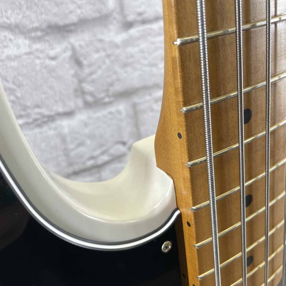 Used:  Fender Mike Dirnt Road Worn Precision Bass Guitar - White Blonde