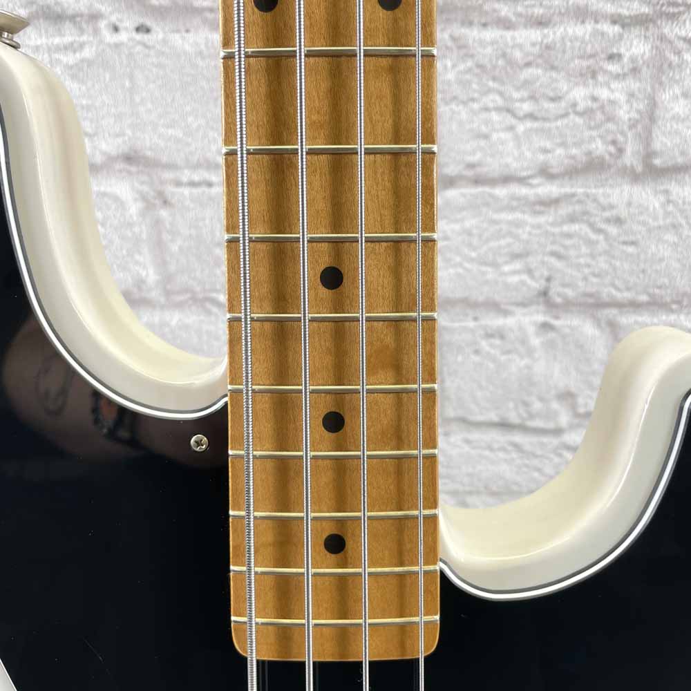 Used:  Fender Mike Dirnt Road Worn Precision Bass Guitar - White Blonde