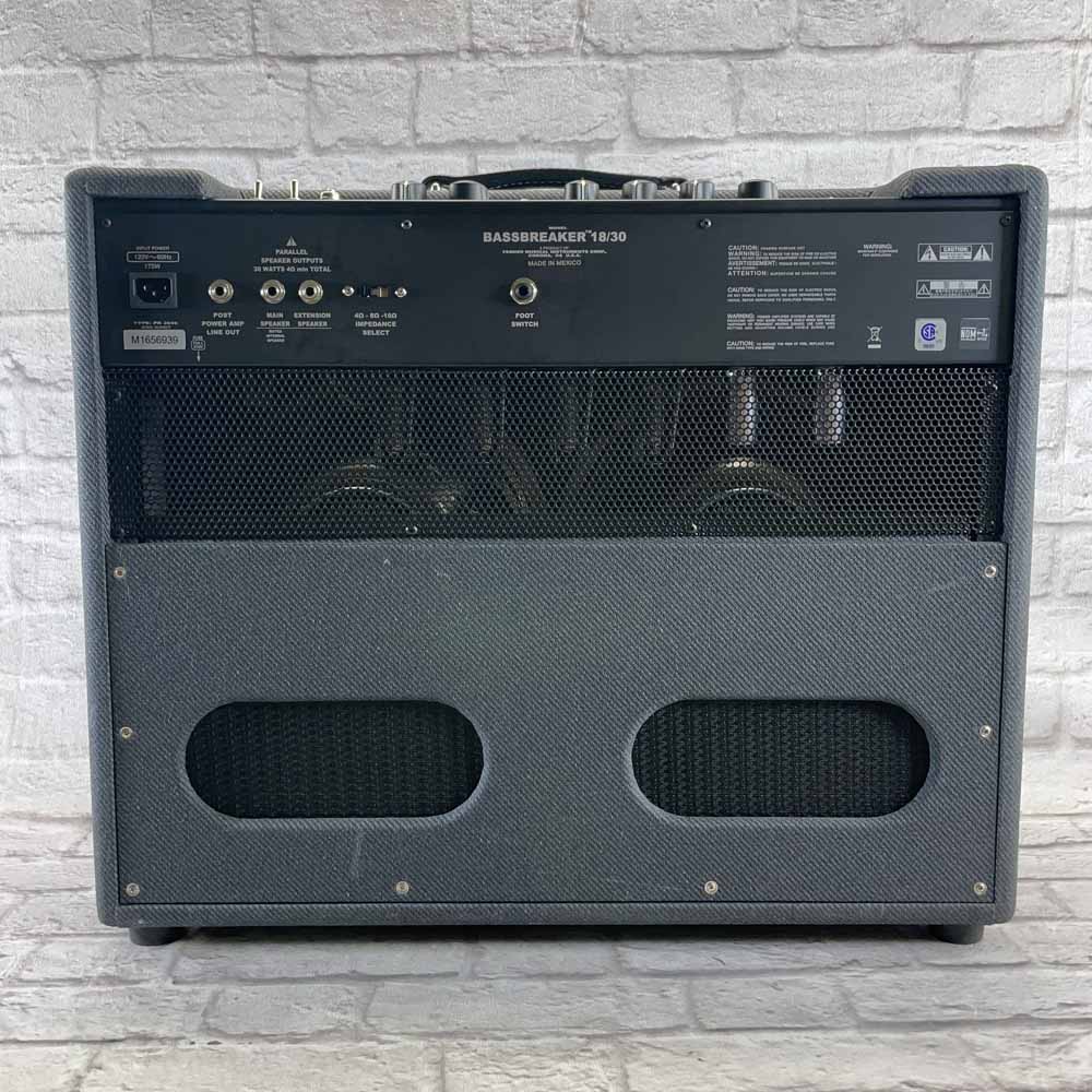 Used:  Fender Bassbreaker 18/30 2x12 Combo Amp