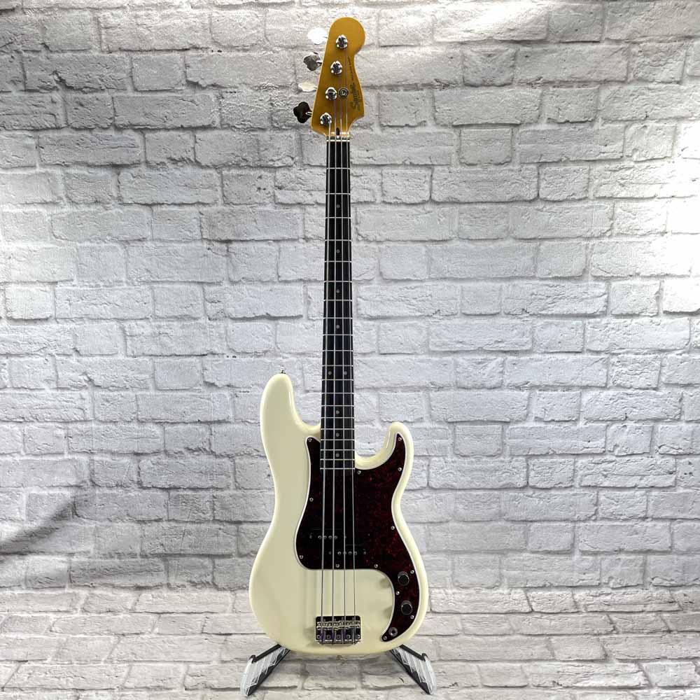 Used:  Squier Classic Vibe 60s Precision Bass Guitar - Olympic White