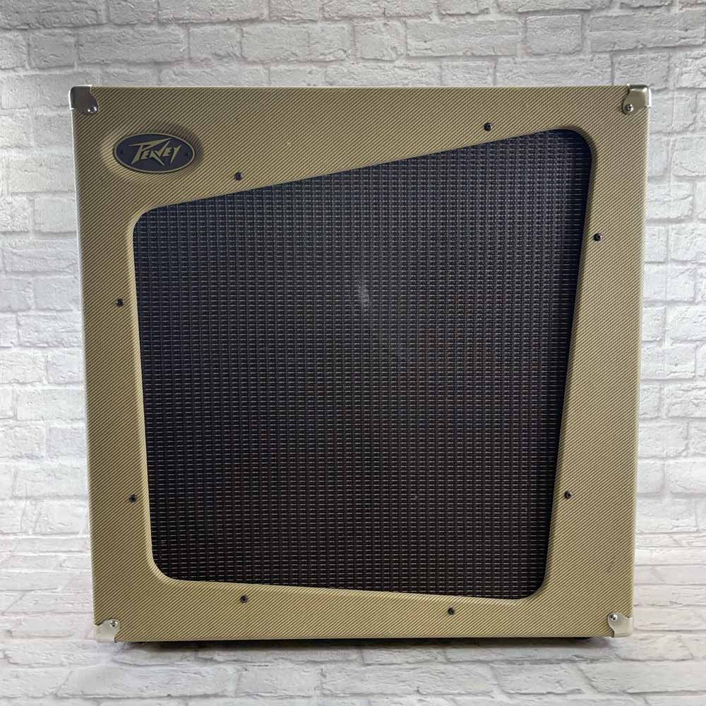Used:  Peavey Classic 212 Blue Marvel Amp Speaker Cabinet - Tweed