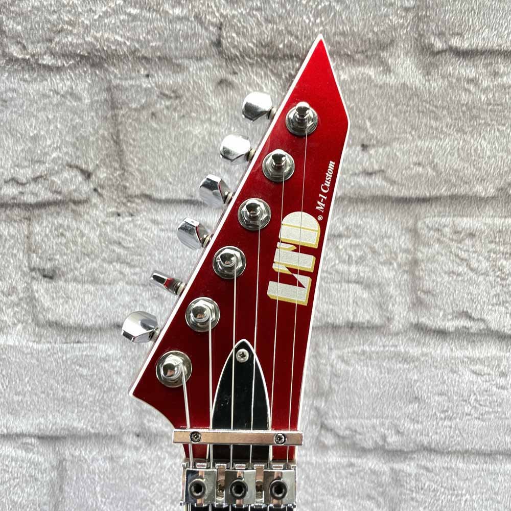 Used:  ESP LTD M-1 Custom '87 Electric Guitar - Candy Apple Red