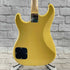 Used:  Squier Paranormal Stratosonic Electric Guitar - Transparent Yellow
