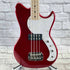 Used: G&L Guitars Tribute Series Fallout Shortscale Bass - Candy Apple Red
