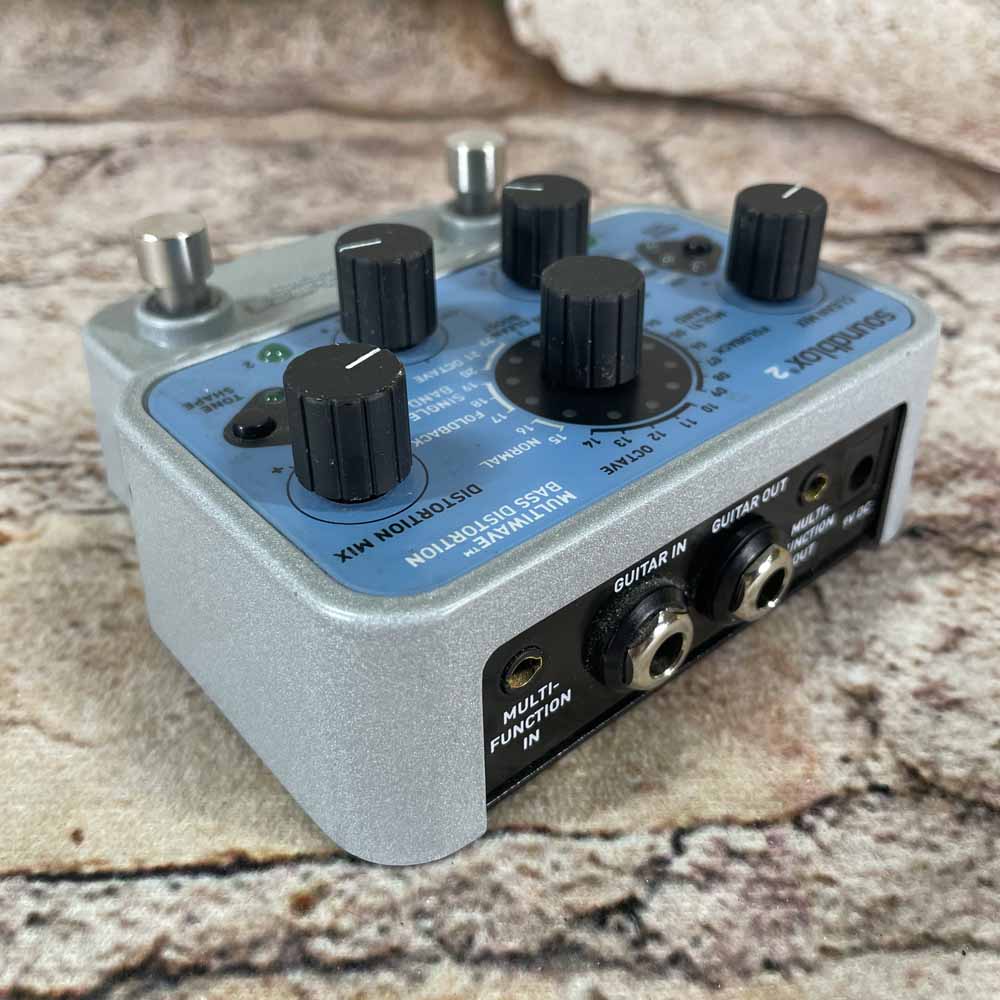 Used: Source Audio Soundblox 2 Multiwave Bass Distortion Pedal