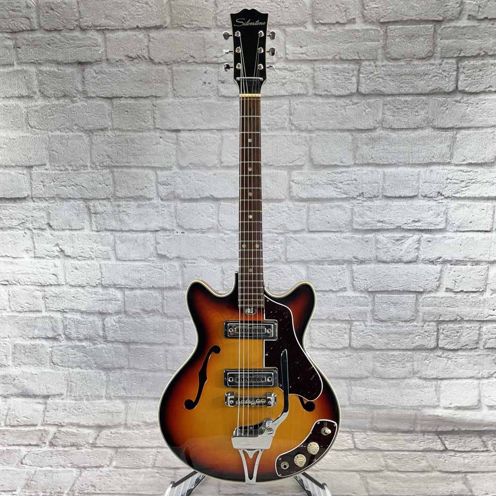 Used:  Silvertone 319 Electric Guitar 1968 - Sunburst